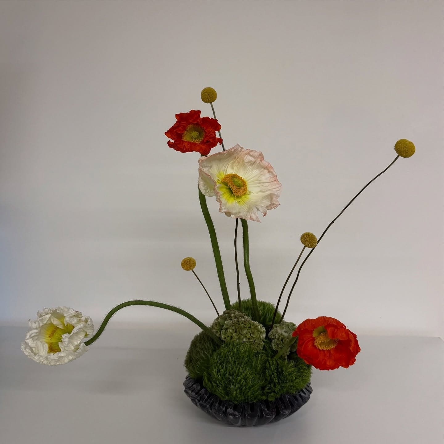 Ikebana floral arrangement
